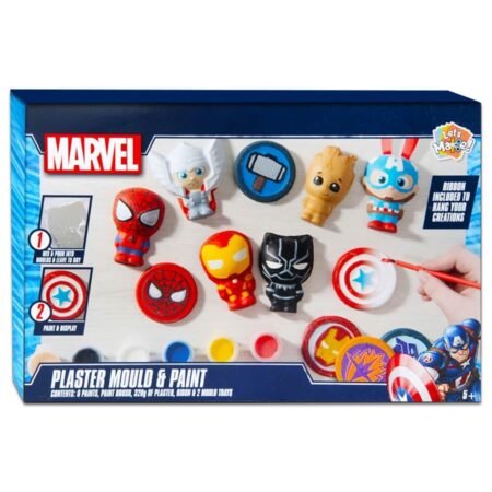 Moulage en plâtre et peinture - MARVEL