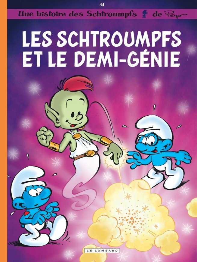 Une histoire des Schtroumpfs Tome 34 - Les Schtroumpfs et le demi-génie